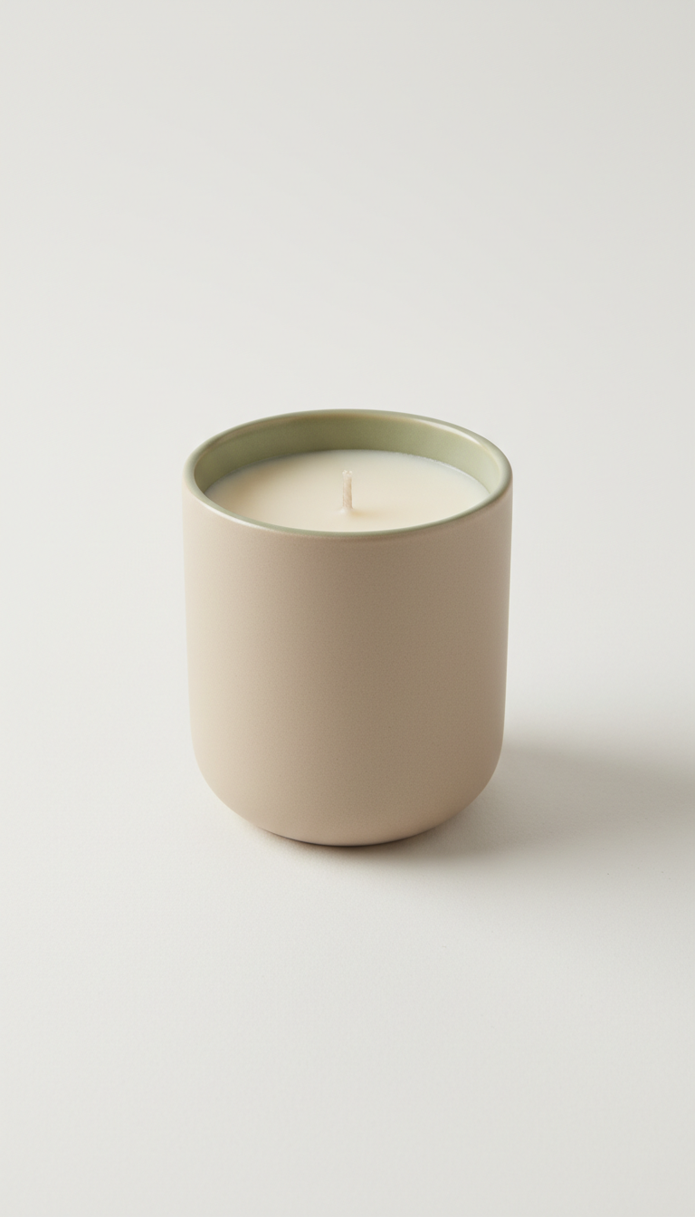 Aromatherapy Soy Candle in Ceramic Vessel