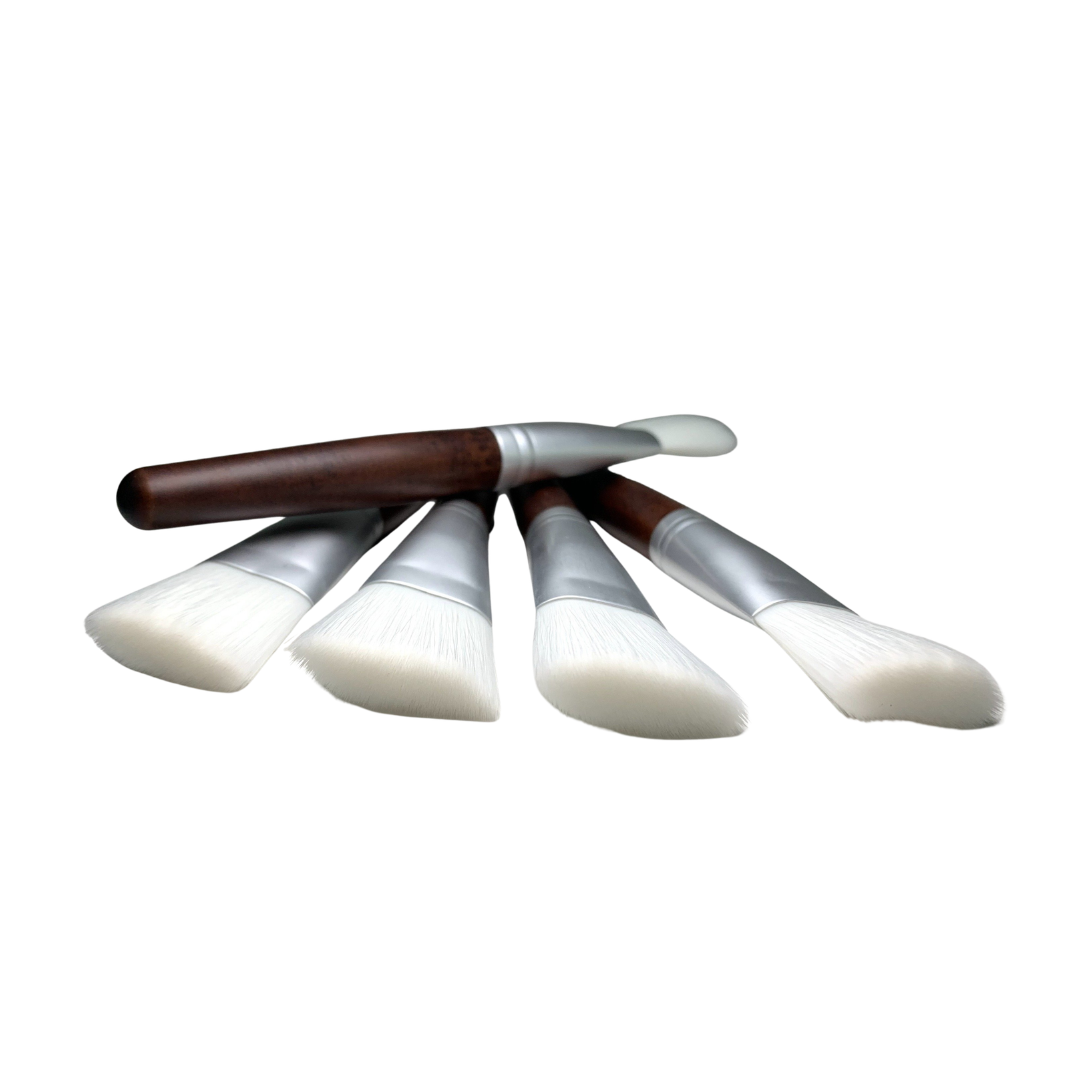 Vegan Face Mask Brush w- Wooden Handle